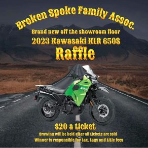 2023 Kawasaki KLR 650S Raffle